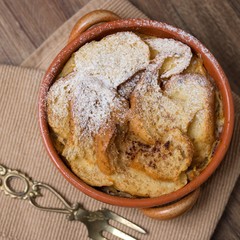 Bread and butter pudding