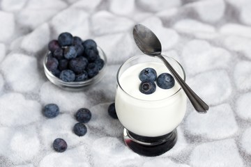 Blueberry yogurt