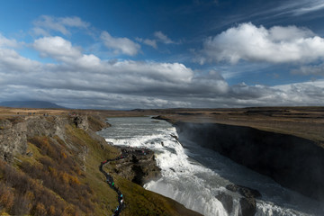 Fototapeta na wymiar Gulfoss Waterfall, Iceland