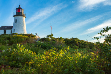 Fototapeta na wymiar Burnt Island Lighthouse
