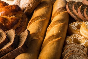 Assorted products breads