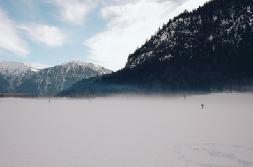 Winter in den Alpen