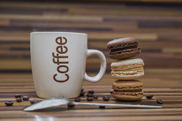 Caf&eacute; macarons