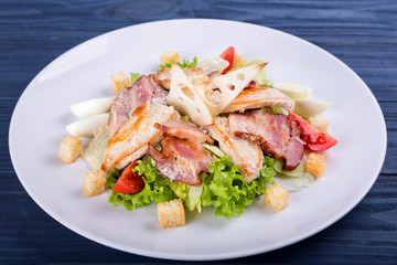 Salad with vegetables for restaurant