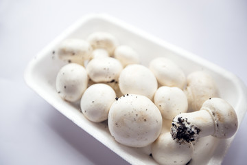 Fresh Button Mushrooms