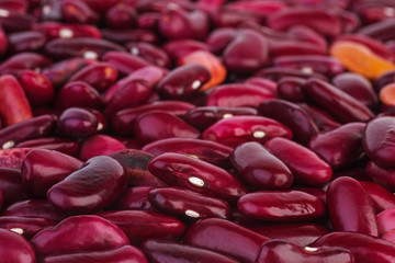 Abstract background: purple legume beans