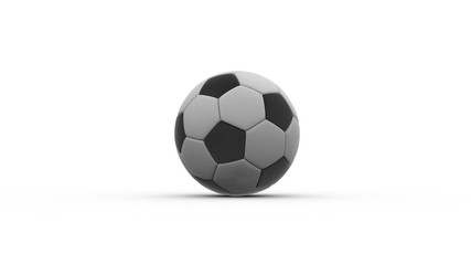 soccer ball 3d rendering