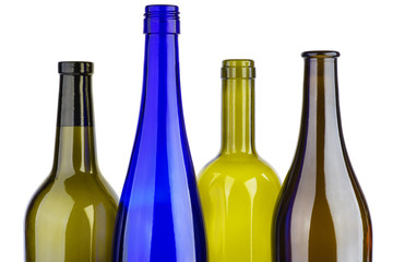 Empty wine bottles