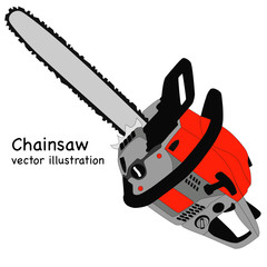 Chainsaw vector illustration