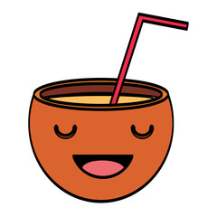 kawaii cocktail icon