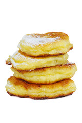 Four cottage cheese pancakes