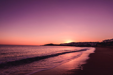 Beautiful Algarve Beach Sunset