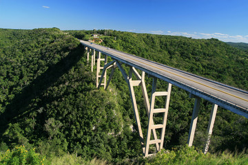 Fototapeta na wymiar The Bridge of Bacunayagua, Cuba