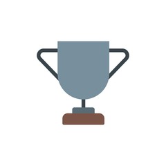 championship cup, award flat vector icon. Modern simple isolated sign. Pixel perfect vector  illustration for logo, website, mobile app and other designs