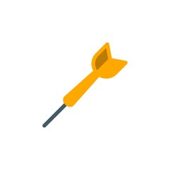 darts flat vector icon. Modern simple isolated sign. Pixel perfect vector  illustration for logo, website, mobile app and other designs