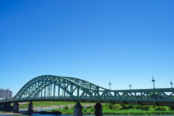 Fototapeta na wymiar （北海道）旭川市のシンボル　旭橋