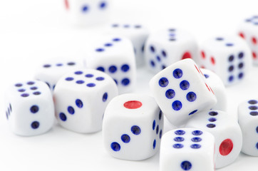 Abstract shape, for web page, wallpaper or graphic design. Pattern, symbol, two, random & success.