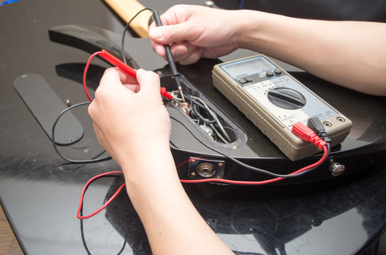 ギター　改造　修理　テスター