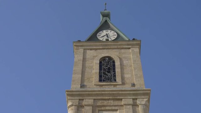 Low angle view of Jaffa Clock Tower
