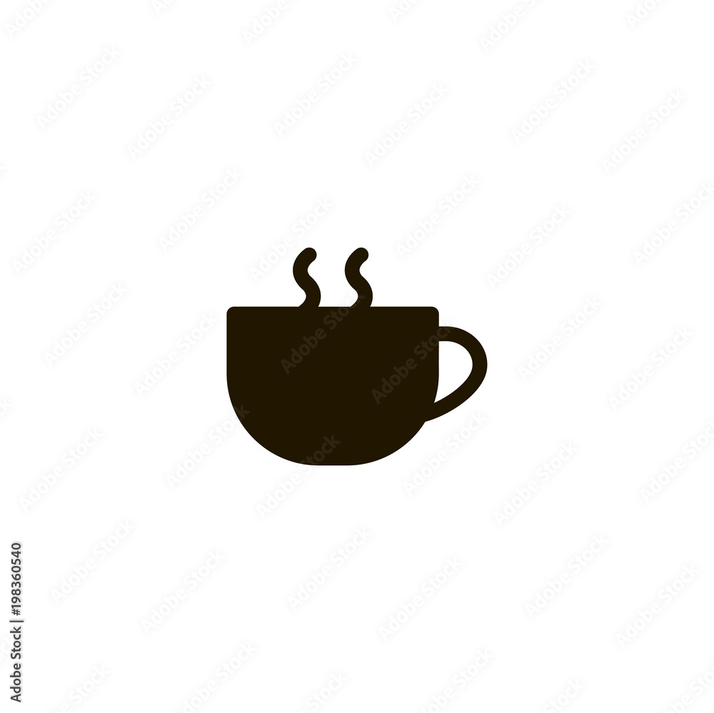 Poster cup icon. sign design