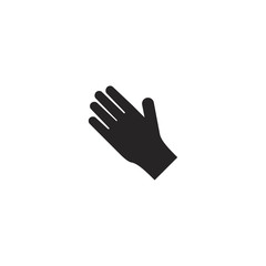 glove icon. sign design
