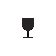 glass icon. sign design