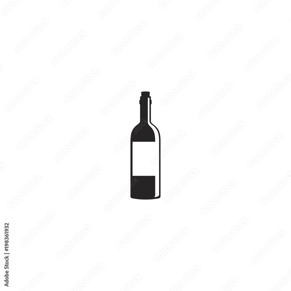 Poster wine icon. sign design