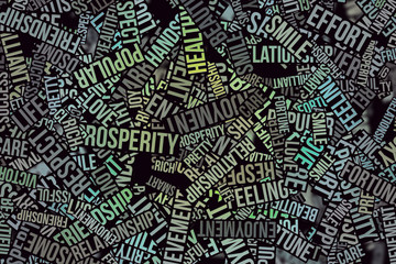 Happy word cloud, business