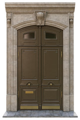 entrance classical doors
