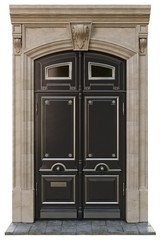 entrance classical doors