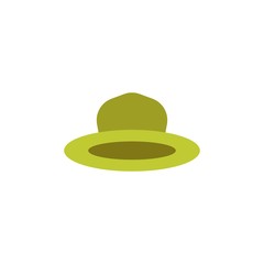 hat flat vector icon. Modern simple isolated sign. Pixel perfect vector  illustration for logo, website, mobile app and other designs