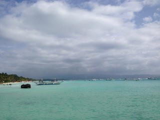 panoramic view of Boracay, Philippines 