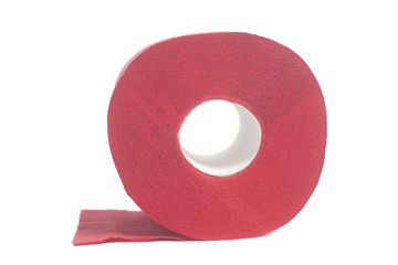 Red simple toilet paper