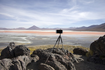 Laguna Colorada in Bolivia