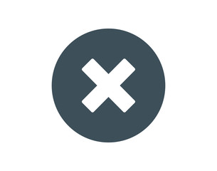 Fototapeta premium Not allow modern flat icon 