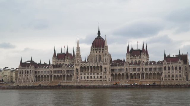 Hungarian Parliament Building in Budapest, World Heritage Site by UNESCO