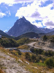 Cerro Cloche to the east of Ushuaia along the trail beside the Beagle Channel Patagonia Argentina