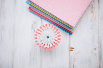 Cleaning house or office concept