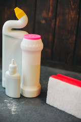 Cleaning house or office concept