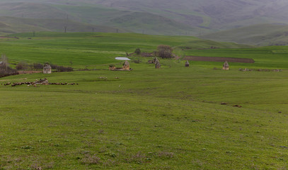 Mausoleums in the village of Kalahana.A memorial complex of the XVII century