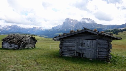 Dolomiten, Seiser Alm am Schlern, Bergwandern