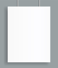 Blank poster bi fold brochure mockup cover template
