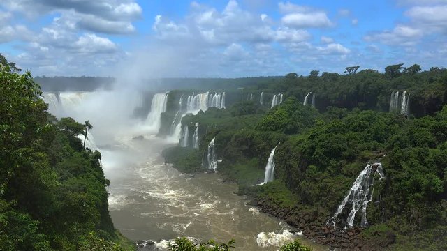 Iguazu Falls. View from Brazilian side.