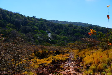 Very hot and dry landscape