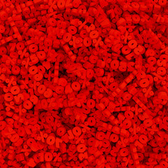 Red discounts scattered background