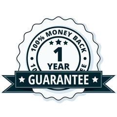 One year money back guarantee