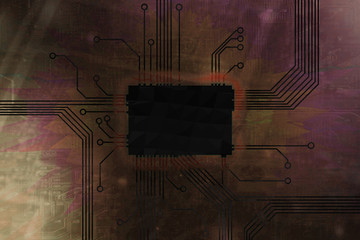 Hardware chip technology pattern