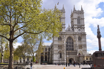 Westminster Abbey, London, United Kingdom of Great Britain and Northern Ireland - obrazy, fototapety, plakaty