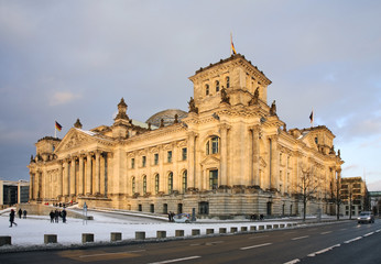 Fototapeta na wymiar Reichstag building in Berlin. Germany