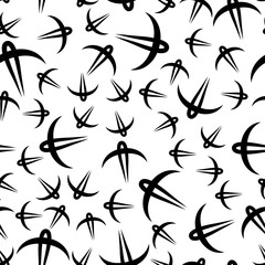 Swallow seamless pattern